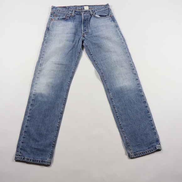 Vintage Levis 501xx Distressed Denim Jeans 31x32 sale online